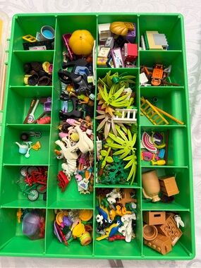 Lego Friends Mini Figures Animals & Accessories Organizer Green Divider Tray